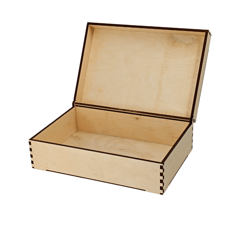 Medinė skrynios tipo dėžė