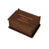 Mini medinė dėžutė su plonu dangčiu – 10×7×4 cm