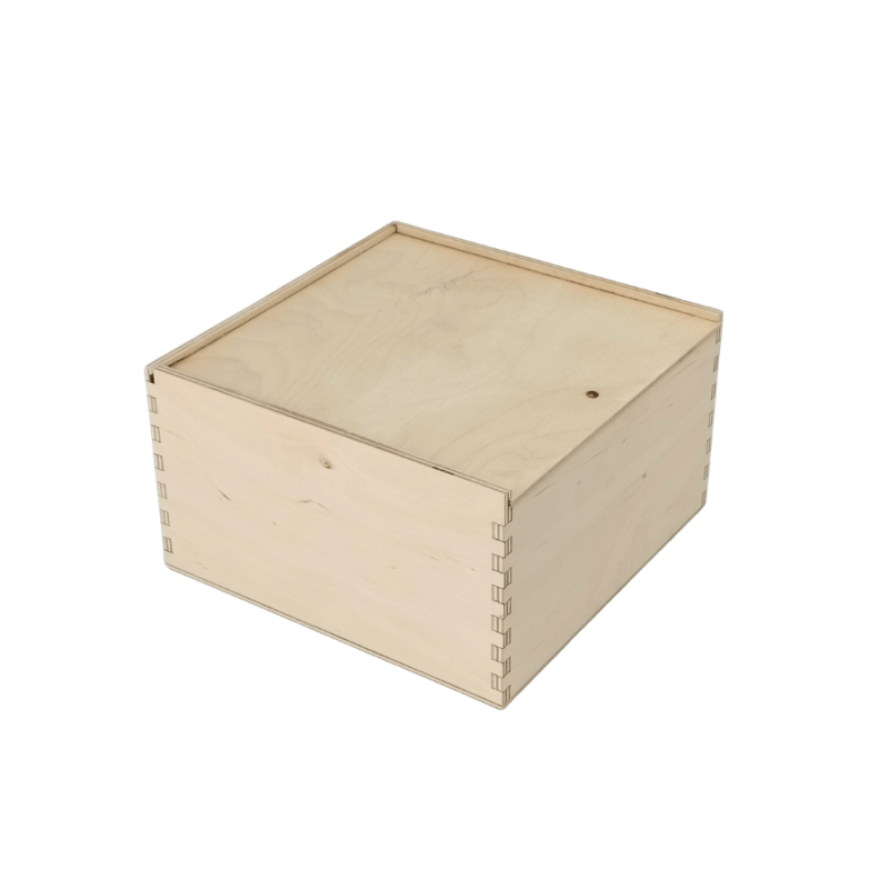 Medinė dėžutė su dangčiu