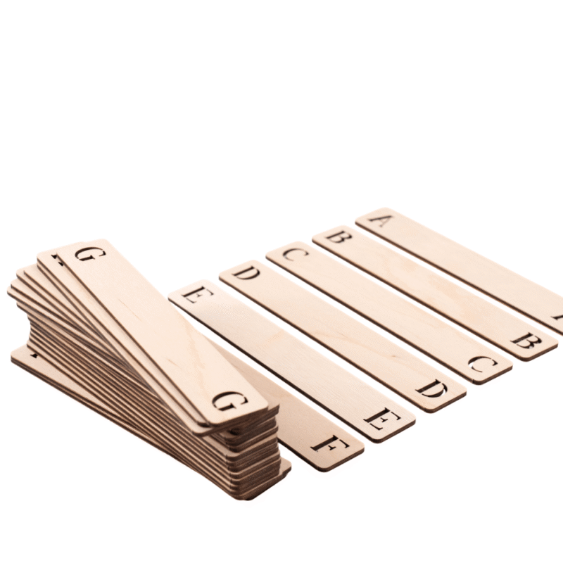 Abėcėliniai CD/DVD/Knygų skirtukai – Abėcėliniai žymekliai kolekcijoms