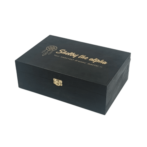 Medinė skrynios tipo dėžė 30x20x10 cm | Dėžutė dovanoms ar daiktams laikyti